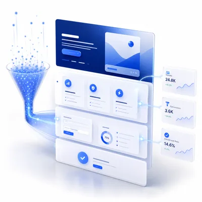 Ilustración del servicio Landing Pages